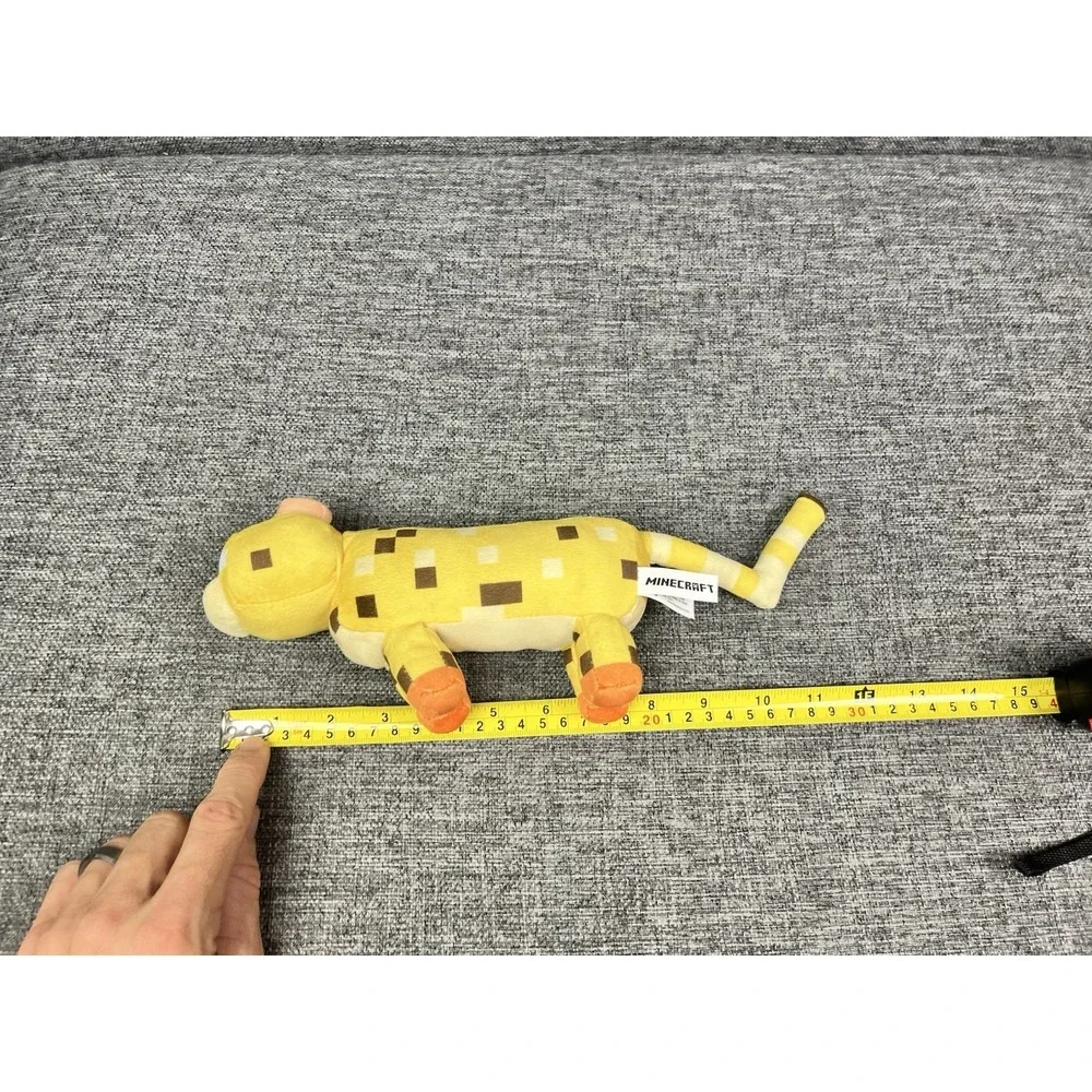 Minecraft Ocelot Small Plush Doll Stuffed Toy Yellow Cat Figure Animal